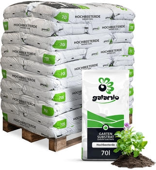Galamio Hochbeeterde 70 Liter 30 Sack