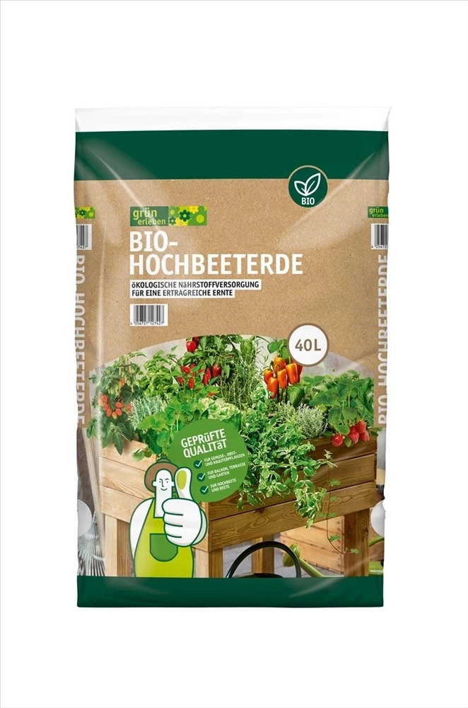 Gr&uuml;n Erleben Bio-Hochbeeterde