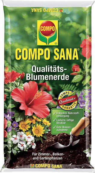 Compo Sana Qualitäts-Blumenerde 10 Liter