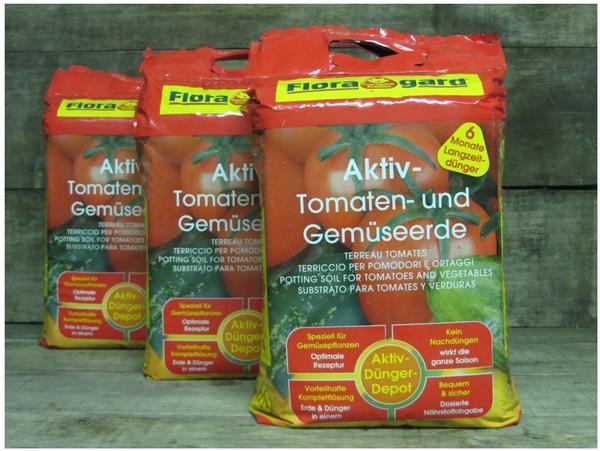 Floragard Aktiv Tomaten- und Gemüseerde 20 Liter