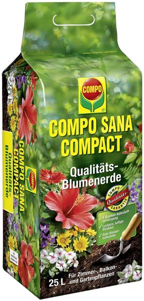 Compo Sana Compact Qualitäts-Blumenerde 25 Liter