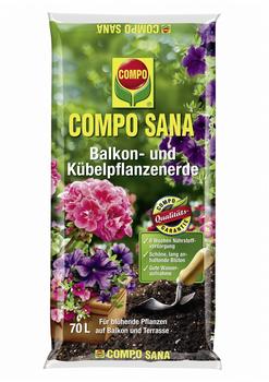 COMPO GmbH COMPO Sana Balkon- und Kübelpflanzenerde 70 Liter