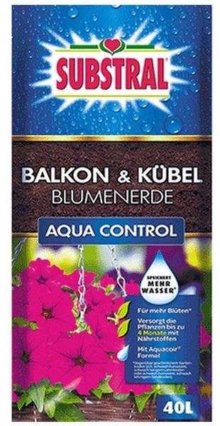Substral Balkon & Kübel Blumenerde Aqua Control 40 Liter
