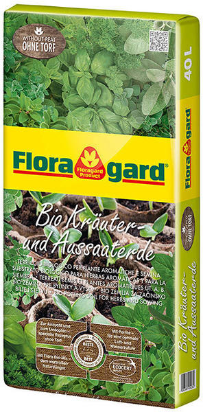 Floragard Bio-Kräuter- und Aussaaterde 40 L