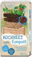 FLORAGARD Hochbeet-Erde "Bio", 1 x 40,0L - braun