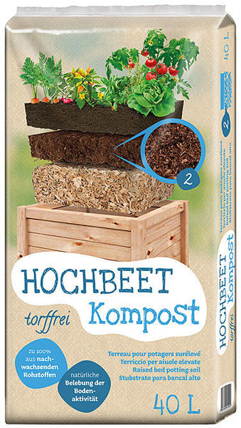 Floragard Hochbeet-Kompost 40 L