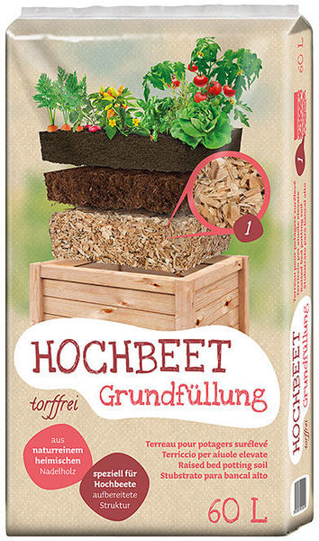 Floragard Hochbeet-Grundfüllung 60 l