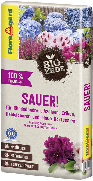 Floragard Bio-Erde Sauer 40 Liter (119810)