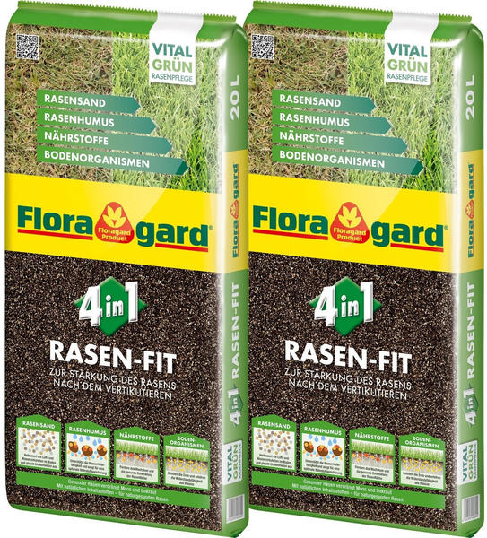 Floragard 4in1 Rasen-Fit 40 Liter (2 x 20 Liter)