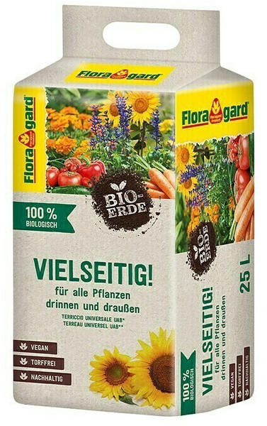 Floragard Bio-Erde Vielseitig! 25 Liter