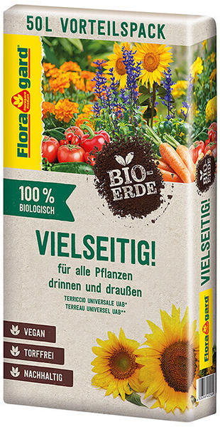 Floragard Bio-Erde Vielseitig! 50 Liter
