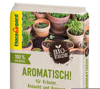 Floragard Bio-Erde Aromatisch 1x10 l - für Anzucht und Aussaat sowie für Kräuter