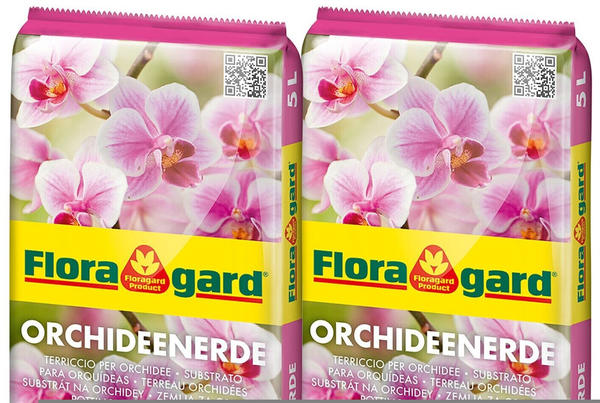 Floragard Orchideenerde 2 x 5 L