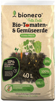 bionero Bio-Tomaten- und Gemüseerde Fette Ernte 40 L