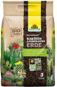 Neudorff NeudoHum Kakteen & Sukk.-Erde 3L