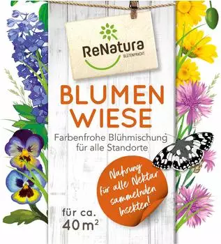 Renatura Blumenwiese Blühmischung Blumen & Gräser 275g