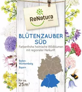 Renatura Blütenzauber Süd Wildblumen-Samenmischung 0,275kg