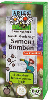 Aries Guerilla Gardening Samenbomben Klassik