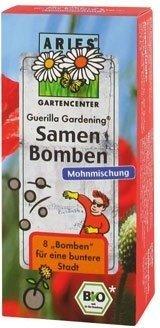 Aries Guerilla Gardening Samenbomben Mohnmischung