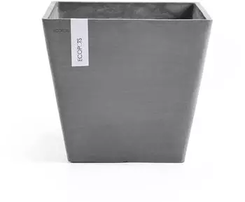 Ecopots Rotterdam 30x30x26,3cm grau