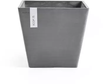 Ecopots Rotterdam 40x40x35cm grau