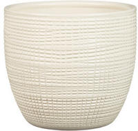 Scheurich &Uuml;bertopf Serie 866 &Oslash; 14 X 12,2 Cm Creme Blument&atilde;&para;pfe &...