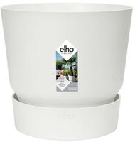 Elho 3051701815000, elho greenville Topf rund 18 cm - weiss