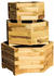 holz4home Pflanzkübel XL 6-eckig 34 cm Kiefernholz natur