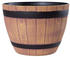 Jinfa Pflanztöpfe 38 cm Kunststoff braun