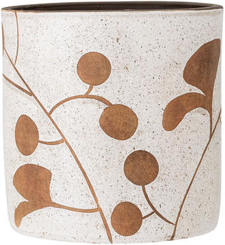 Bloomingville Janis Deco Topf Terrakotta Ø20cm Weiß