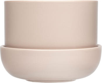 iittala Nappula Topf mit Unterteller 17x13cm Beige