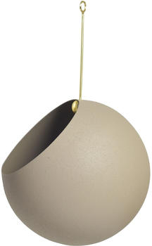 AYTM Globe Hängetopf Ø21x32cm Taupe AYTM Globe Hängetopf Ø21x32cm Taupe