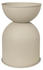 Ferm Living Hourglass Topf 59cm Cashmere