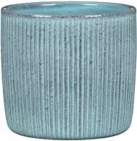 Scheurich - Solido Linea, Blumentopf Aus Keramik, Farbe: Lagoon, 21,2 Cm Durchmesser,