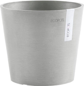 Ecopots Amsterdam Mini weiß/grau BxTxH: 17x17x14,9 cm