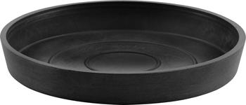 Ecopots Round Saucer dunkelgrau BxTxH: 18x18x2,5 cm