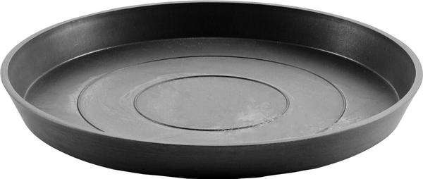 Ecopots Round Saucer dunkelgrau BxTxH: 50,5x50,5x3,5 cm