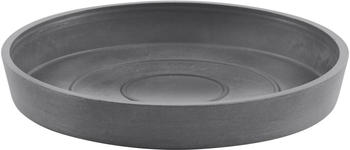 Ecopots Round Saucer grau BxTxH: 18x18x2,5 cm