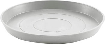 Ecopots Round Saucer weiß/grau BxTxH: 44,5x44,5x3,5 cm