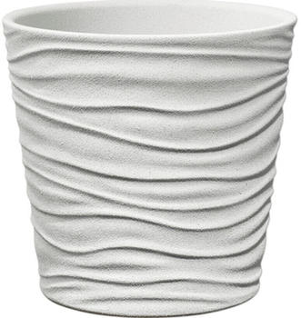 Soendgen Sonora Keramik Ø16x15cm weiß Steineffekt