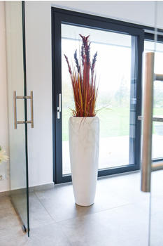 Vivanno Cavita Marmor Hochglanz 34x97cm Weiß
