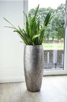Vivanno Royal Fiberglas 33x73cm Silber Schwarz