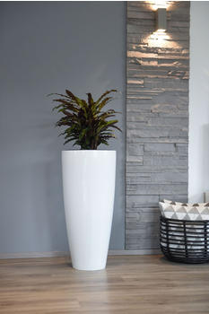 Vivanno City Fiberglas 47x100cm Wei&szlig; Hochglanz