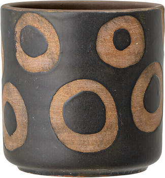 Bloomingville Avo Deko-Blumentopf Terrakotta Schwarz (82048993)