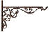 Esschert Wandhaken für Hängekörbe L 36 x 2,4 x 25 cm (BPH53)