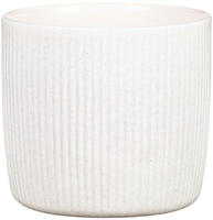 Scheurich Solido Linea, Blumentopf aus Keramik, Farbe: Perla, 21,2 cm Durchmesser,