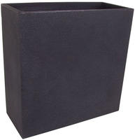 Spetebo XXL Kunststoff Pflanzkasten anthrazit - 60x60x26 cm - Blumenkasten