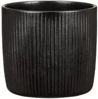 Scheurich - Solido Linea, Blumentopf Aus Keramik, Farbe: Ebano, 21,2 Cm Durchmesser,