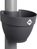 Elho 3731602242500, elho Regenfallrohrpflanzgef&auml;&szlig; vibia campana 22cm - anthrazit