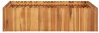 vidaXL Garten-Hochbeet 100 x 100 x 25 cm Massivholz Akazie